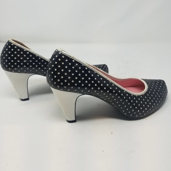 Rosessence Vintage Japanese Polka Dot Pumps - Picture 4 of 11